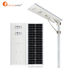 Solar Street Light 30W 40W Intergrate Street Light Intégrée Intégrée LifePO4 Lithium Ion Battery